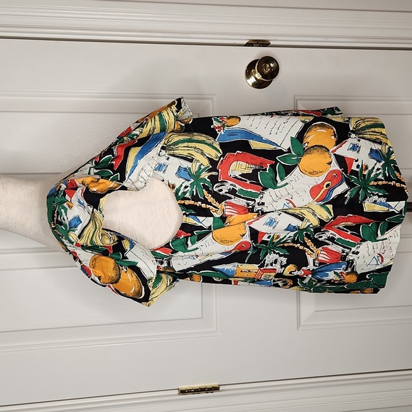 J. Crew Ruffle Top Post Card Print Size 12 NWT - Picture 5 of 14